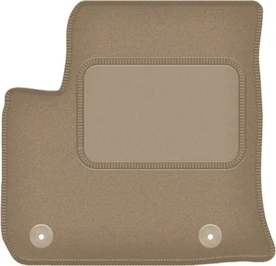 Image de Tapis conducteur moquette beige compatible avec Seat e-Mii (2019-, hatchback) – avec fixations – sur‑mesure