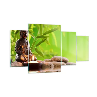 Produktbild von Bilder auf glas - Buddhismus Feng Shui Spa Bambus - 160x90cm - Glasbilder - Wandbilder - Kunstdruck - zum Aufhängen bereit - Wanddekoration aus Glas - Glas Bilder - Wandbild auf Glas - GDL160x90-2392