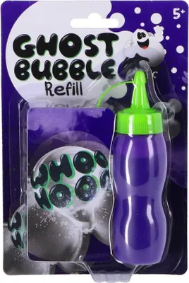 Zdjęcie produktu dla Wkład do baniek GHOST BUBBLE, butelka roztworu do napełniania maszyny do baniek GHOST BUBBLE, bańki z dymem