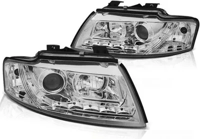 Produktbild von Scheinwerfer LED Tagfahrlicht Optik passend für Audi A4 B6 Cabrio 8H 02-06 Chrom