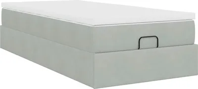 Immagine prodotto di Struttura Letto Pouf con Materasso 80x200 cm in Velluto