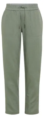 Produktbild von Olsen Casual Cropped Hose aus Leinen-Baumwoll-Mix, Länge ca. 71 cm (gekrempelt)