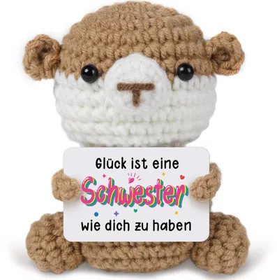 Productafbeelding van Handgemaakte otterbeeldje - Decoratieve dierenfiguur van keramiek - Woonaccessoire - 8 x 9,5 x 7,5 cm