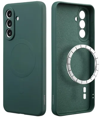 Imagen del producto de Funda de Colores con MagSafe para Samsung Galaxy A56 - Verde oscuro
