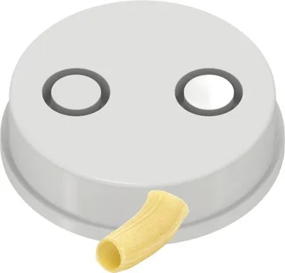 Produktbild von Matrize POM - Rigatone glatt Ø 15 mm für KitchenAid