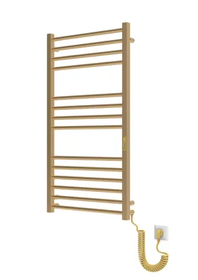 Zdjęcie produktu dla ELNA Sicilia 14 Grzejnik łazienkowy elektryczny 238W 101x53 cm złoty