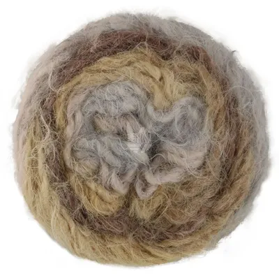 Produktbild von Lana Grossa - Basta Mista 0108 beige hellgrau grège taupe graubraun dunkelbraun