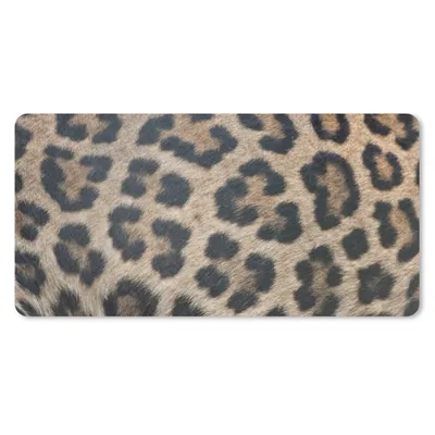 Produktbild von MuchoWow® Schreibtischunterlage Leopardenmuster 80x40 cm - XXL Mauspad - Gaming Mauspad