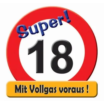 Produktbild von NEW CO VERTRIEBSGMBH Riesenschild 18" 0 0 0