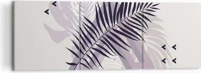 Produktbild von Bild auf Leinwand - Leinwandbild - 3 Teile - Grafiken Blatt Buntstift - 120x40cm - Wand Bild - Wanddeko - Wandbilder - Leinwanddruck - Bilder - Wanddekoration - Leinwand bilder - CA120x40-4455