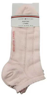 Obrázok produktu pre Tommy Hilfiger – ponožky pre ženy (balenie po 2 páry) NA887 (39,5 EU – 43 EU) (ružové)