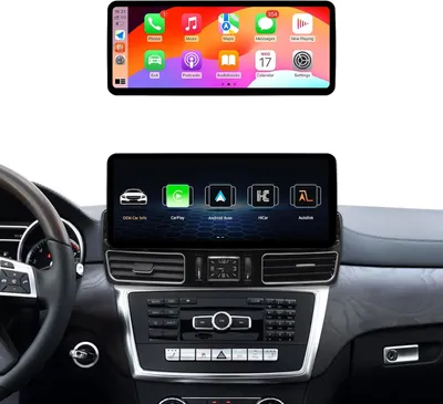 Zdjęcie produktu dla Odtwarzacz multimedialny - Radio samochodowe - Nawigacja dotykowa - System Carplay - Interfejs Android Auto