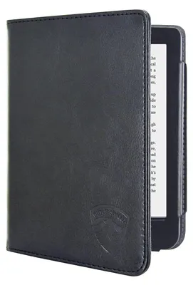 Produktbild von Dutch Shield - Luxe Case Hülle für das Kobo Clara 2E Ebook - Klapphülle Ereader Schutzhülle Cover Schwarz