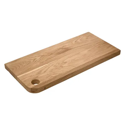 Zdjęcie produktu dla VERLO 50 x 32,5 cm Deska do serwowania z drewna dębowego – deska do serów, deska do przekąsek, deska drewniana