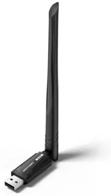 Produktbild von Vention AX300 USB Wi-Fi 6 2,4-GHz-Netzwerkkarte mit Antenne, Schwarz