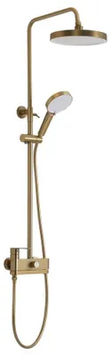 Immagine prodotto di Colonna doccia con rubinetto a leva, bocca orientabile, oro opaco