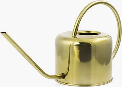 Produktbild von Goldene Gießkanne aus Messing - Vintage