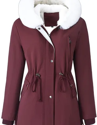 Productafbeelding van Currero Winterjas Dames Bordeauxrood L