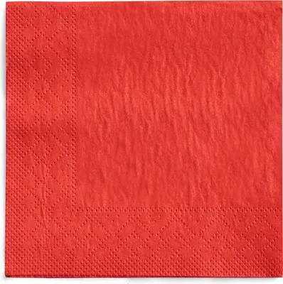 Produktbild von Sovie HORECA Cocktail-Servietten Rot aus Tissue 24 x 24 cm, 3-lagig, 150 Stück