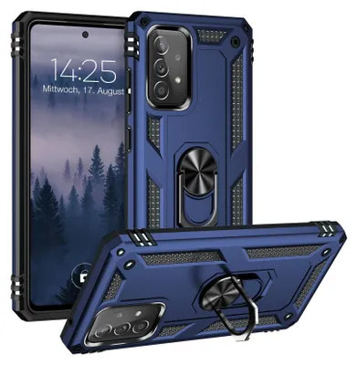 Produktbild von Armor Outdoor Handyhülle für Samsung Galaxy A52 / A52 5G / A52s 5G Handy Panzer Case Cover Schutzhülle Farbe: Blau