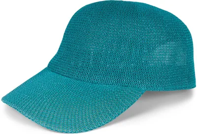 Produktbild von styleBREAKER Papierstroh Baseball Cap einfarbig | luftiges Sommer Basecap mit Metallschnalle verstellbar | Uni Cap mit Schweißband für Damen und Herren