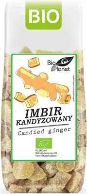 IMBIR KANDYZOWANY BIO 100 g - BIO PLANET