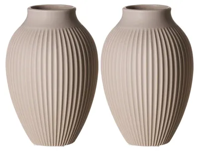 Produktbild von Ritzenhoff & Breker Alsta Vase 19 cm 2er Set - Beige