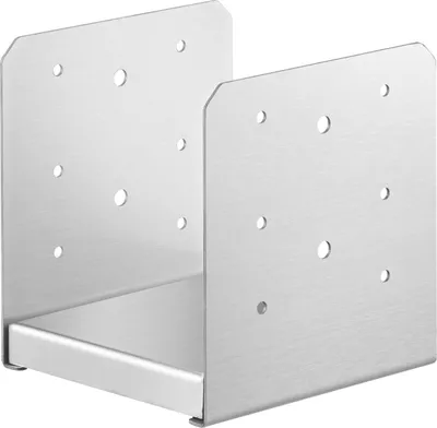 Produktbild von 152.4x152.4 Post Base, 10Pcs Stainless Steel Adjustable Post Anchor Bracket(Internal 150 x 139.7), Adjustable Post Base for Pavilion Deck Porch Handrail Railing Support Decorative Anchor Plate