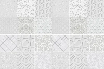 Produktbild von Fliesenaufkleber 10×10 cm – 24 Stück – Selbstklebend – Wasserfest – Pflegeleicht – Hitzebeständig – Für Küche & Bad – 3D-Formen und Wellen