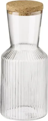 Produktbild von APS-Germany 10725, Karaffe, 0,5 l, Transparent, Kork, Glas, Rund, Kork