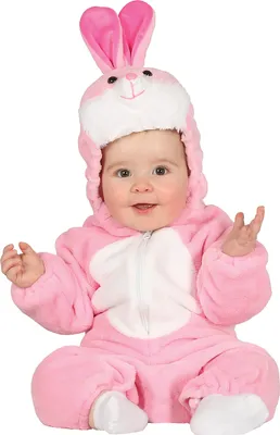 Produktbild von Pinkes Hasen Baby Kostüm, Größe:86/92