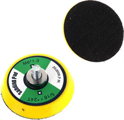Immagine prodotto di Disco in velcro m6 per smerigliatrice pneumatica da 50 mm