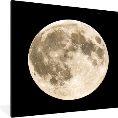 Produktbild von MuchoWow® Gerahmtes Poster Mond - Weltraum - Schwarz 40x40 cm - Poster mit Schwarzem Bilderrahmen Wandposter Rahmen Foto Bilder - Mit Rahmen - Wanddekoration Schlafzimmer