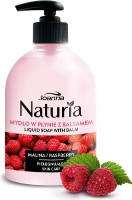 Produktbild von Joanna Naturia Flüssigseife mit Balsam Himbeere, 500 ml