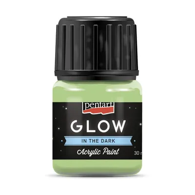 Immagine prodotto di PENTART vernice acrilica fosforescente verde 30 ml