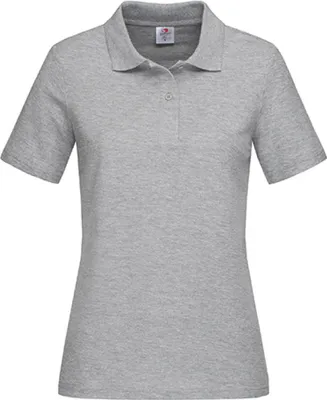 Produktbild von Stedman ST3100 | Damen Piqué Poloshirt 100 - Farbe: Grey Heather - Größe: L
