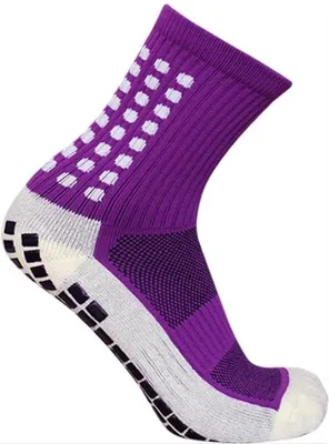 Produktbild von CHPN – Grip-Socken – Anti-Rutsch-Socken – Sportsocken – Lila – 1 Paar – Sportsocken – Stützsocken – Größe 39/45