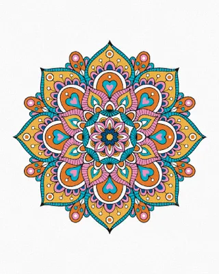 Produktbild von Zuty - Malen nach Zahlen - MANDALA III, 40x50 cm, ohne Keilrahmen