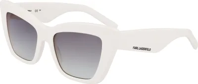 Produktbild von Karl Lagerfeld KL6158S White 54/18/145 Damen Sonnenbrillen
