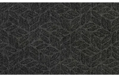 Produktbild von Kleen-Tex Dune Fußmatte - Nachhaltiges und stilvolles Schmutzfangmatte für drinnen und draußen in Dunkelgrau mit Blättermuster