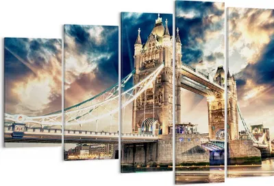 Produktbild von Bild auf Leinwand - Leinwandbild - London parlament architektur groß ben - 150x100cm - Wand Bild - Wanddeko - Leinwanddruck - Bilder - Kunstdruck - Leinwand bilder - Wandkunst - EG150x100-2438