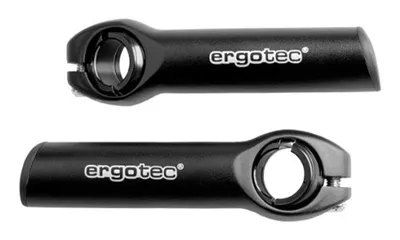 Produktbild von ergotec Bar Ends Evo 1, gerade, Aluminium, schwarz matt, AS