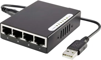 Produktbild von Renkforce RF-4451433 RF-4451433 Netzwerk Switch 5 Port 100 MBit/s USB-Stromversorgung