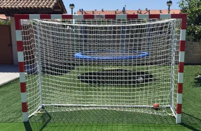 Produktbild von Set 3 mm Stoßdämpfervorhänge für Futsal/Handball Premium Line Weiß