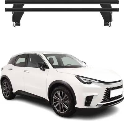 Immagine prodotto di Portapacchi Menabo per Lexus LBX 2023-2025 alluminio nero 2 pezzi