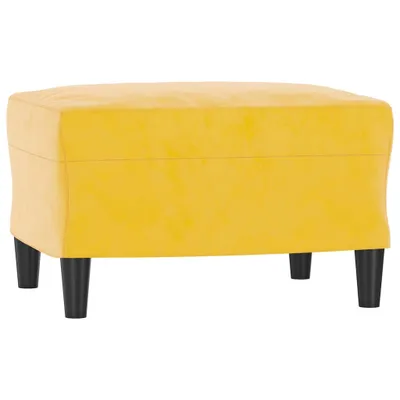 Produktbild von vidaXL Fußhocker Gelb 60x50x41 cm Samt