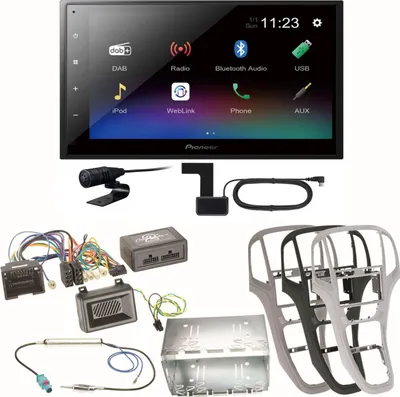 Produktbild von Pioneer DMH-A340DAB Digitalradio Bluetooth Einbauset für Opel Astra J
