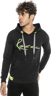 Produktbild von Red Bridge Herren Hoodie Kapuzenpullover Sweater Neon-Big-Stitch