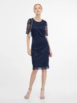 Produktbild von Orsay blaues knielanges Etuikleid für Damen 38