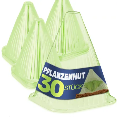 Produktbild von Pflanzenhut Pflanzenschutz Pflanzen Pflanzhilfe Gartenglocken Set, Menge:30